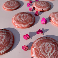 Clay Wall Art Rosa Mexicano