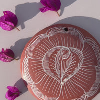 Clay Wall Art Rosa Mexicano