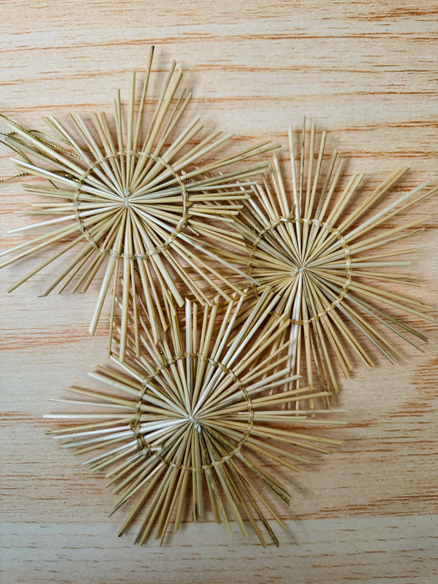 Popotillo Medium Star Ornaments Set