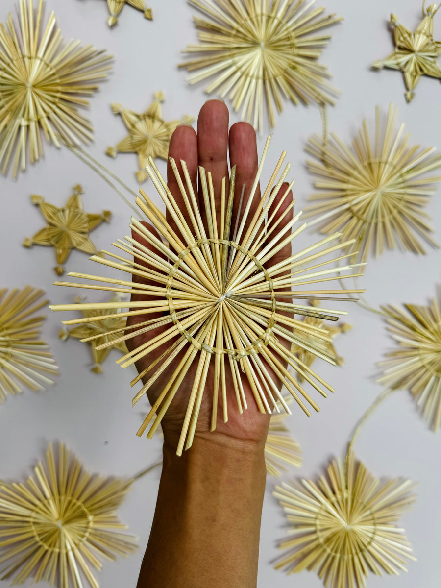 Popotillo Medium Star Ornaments Set