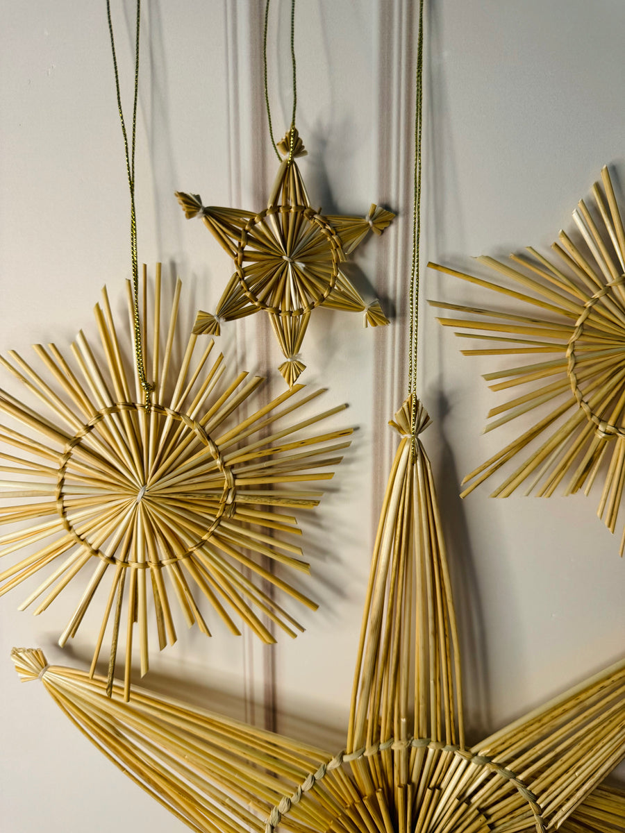 Popotillo Medium Star Ornaments Set