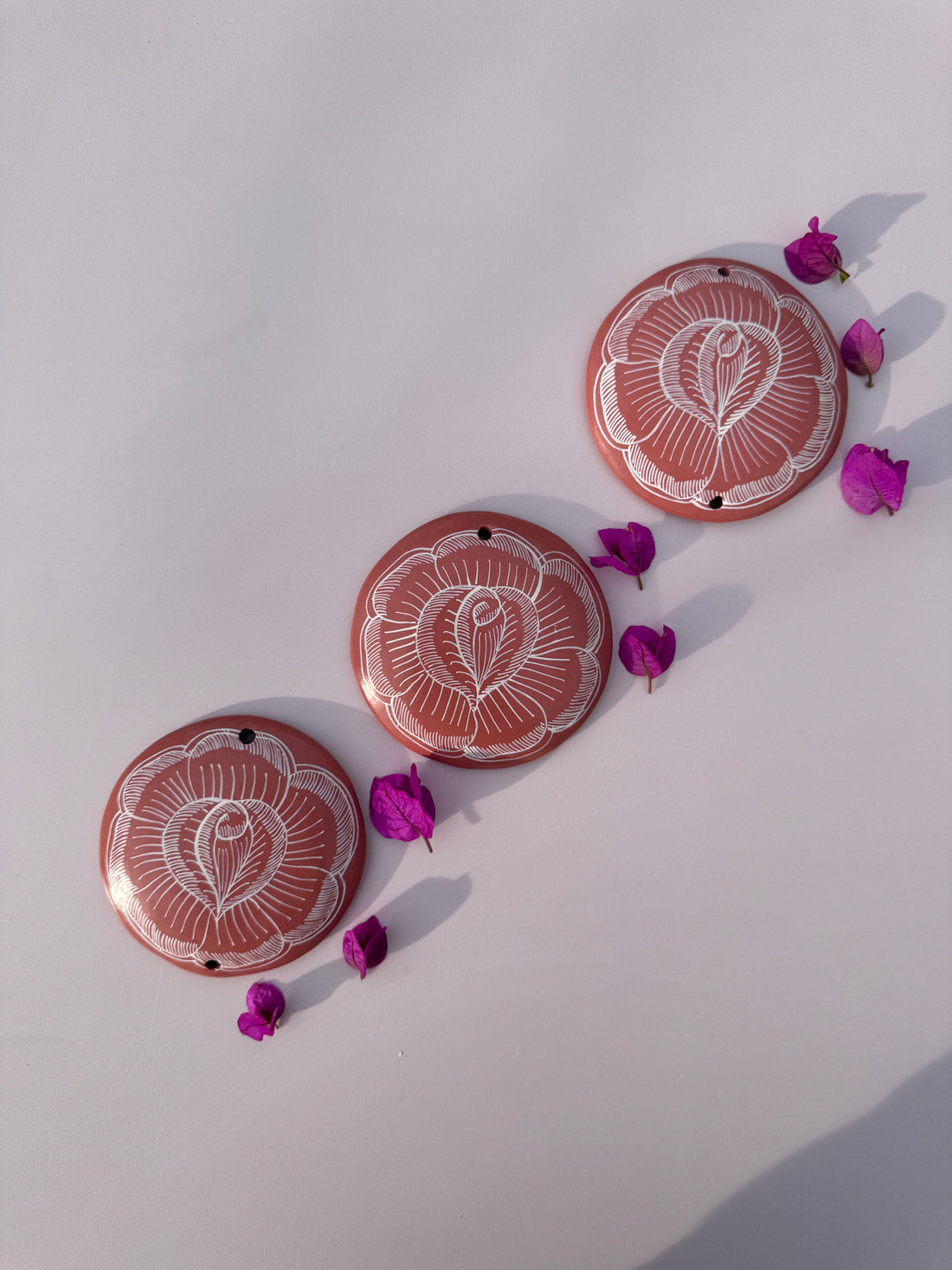 Clay Wall Art Rosa Mexicano
