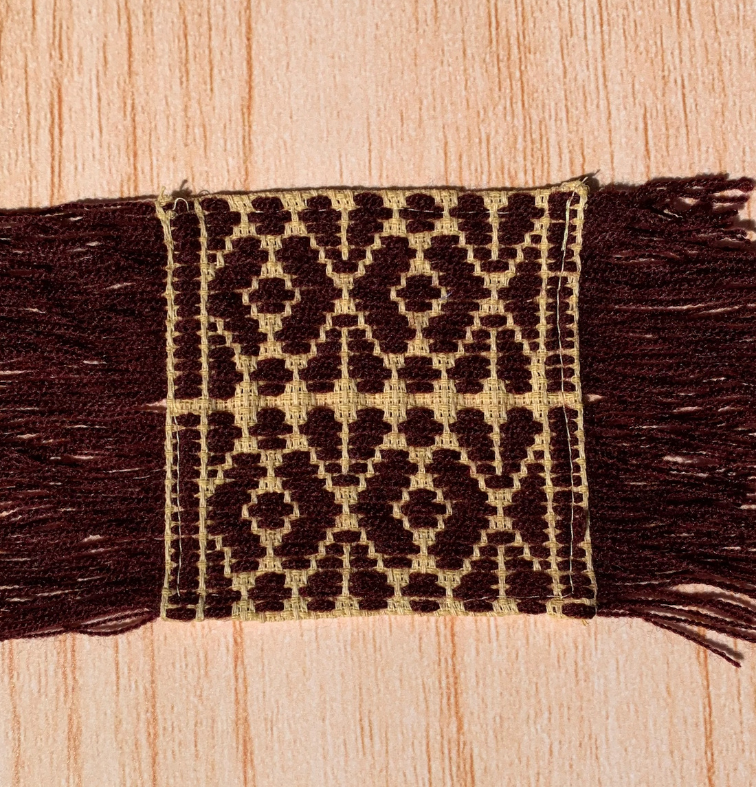 embroidered coasters set