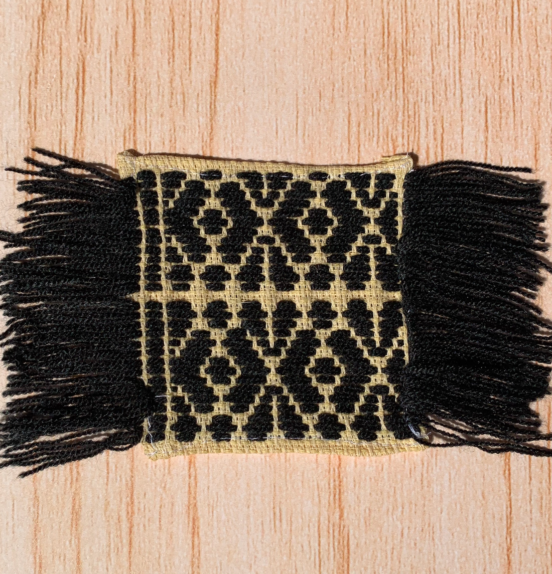 embroidered coasters set