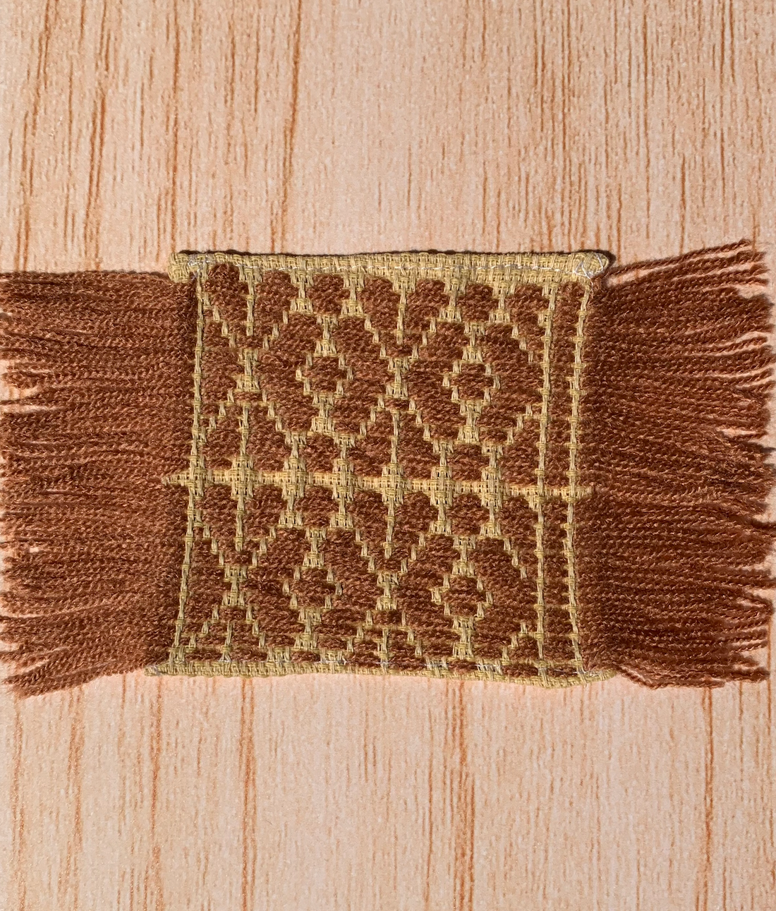 embroidered coasters set