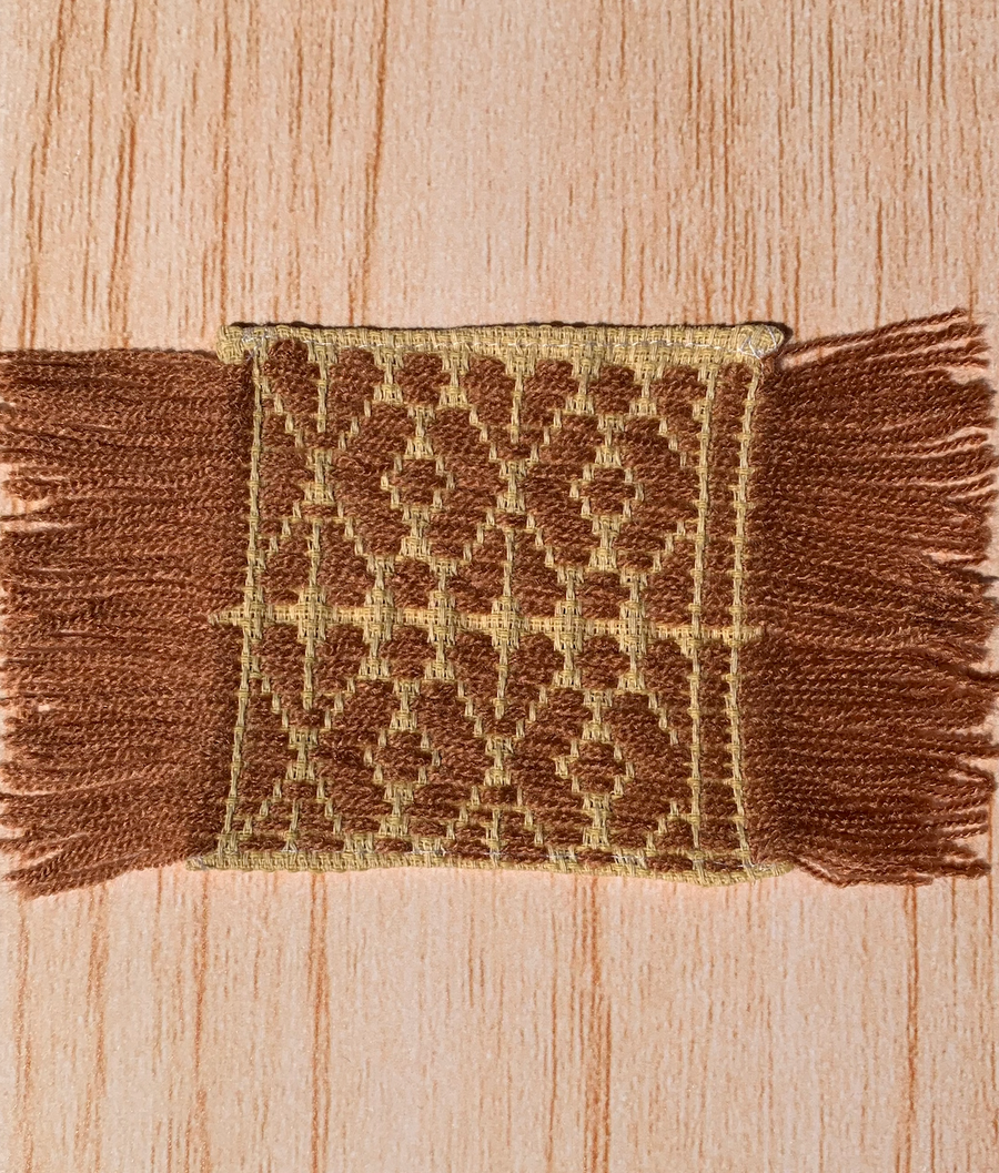 embroidered coasters set